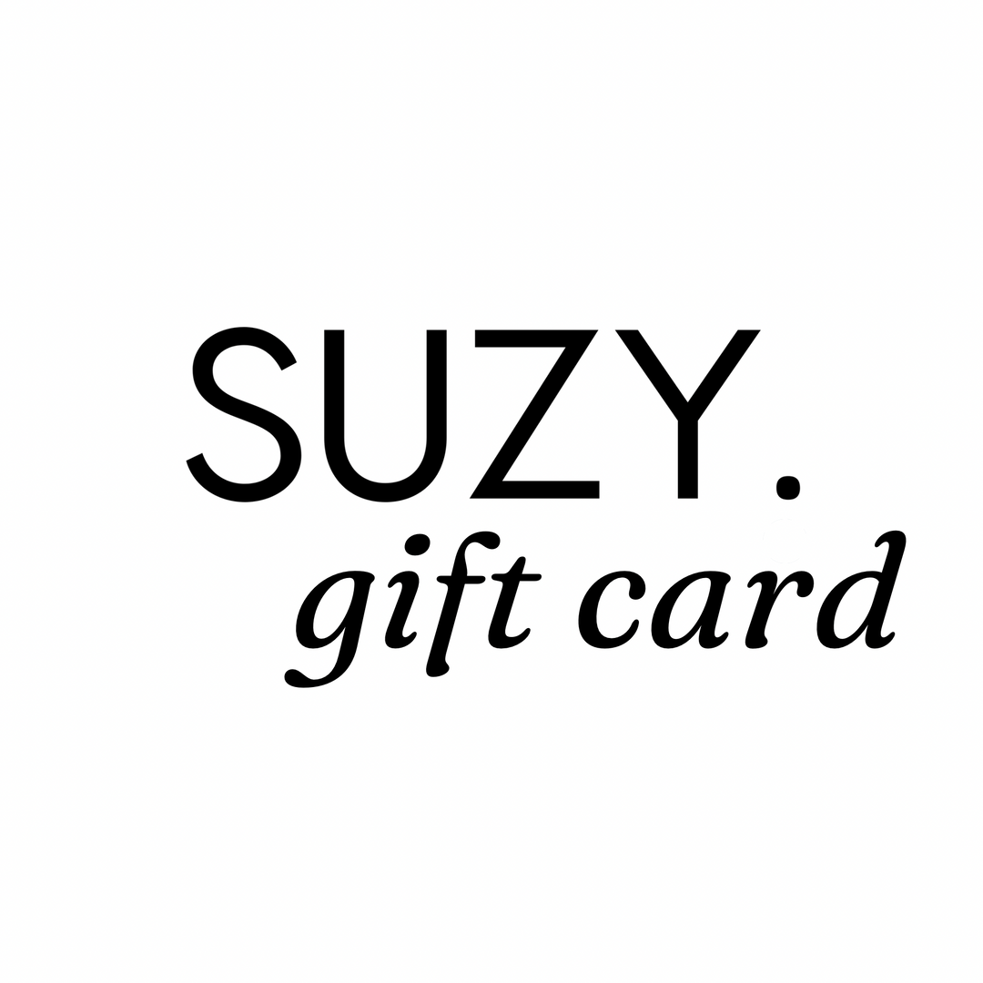 SUZY. Lipsticks Gift Card